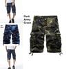 Durable And Comfortable Men's Tactical Military Army Camouflage Cargo Shorts With Multiple Pockets