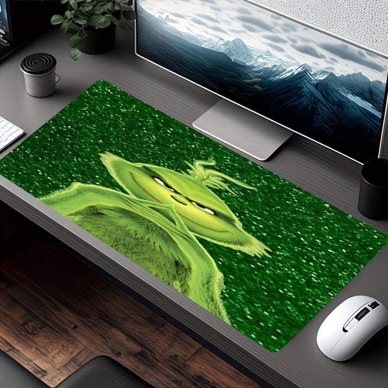 The Grinch Print Mouse Pad, for Keyboard Pad Laptop PC Mat for Office Home Use, Desk Decor, Perfect Birthday Gift for Gamers