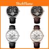Herren Automatische Mechanische Uhr Mit Leuchtendem Zifferblatt Business Lederarmband Für Geschenk Und Tägliches Tragen
