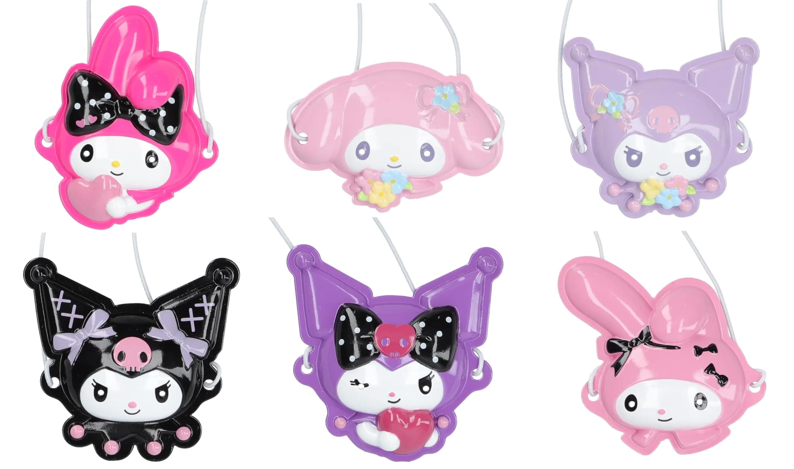 

Miniature Mask Collection Set of Gacha MyRody & KuroMi [Complete 6]