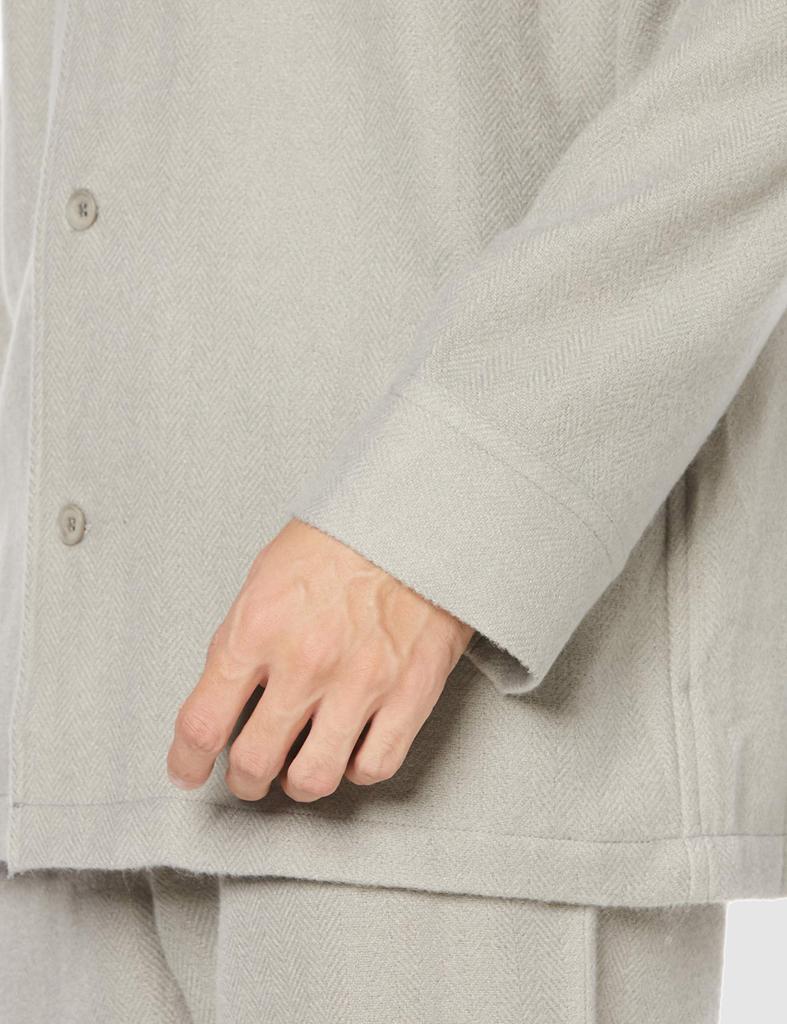 Gelato Pique Homme Herringbone Shirt PMFT205966 GRY L Men's