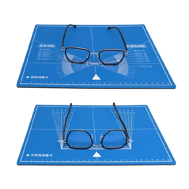Dual-Sided Eyeglasses Test Pad Glasses Lesss Diameter/Glasses Frame Measure Pad