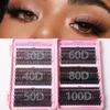 Natural Cluster Lashes Kit 30D-100D Segmented D Curl Eyelash Extension Eyelash Grafting Individual False Eyelashes Fluffy Makeup