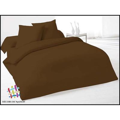 Duvet Cover - Home Decor - Chocolate - 140x200 Cm - 100% Cotton - Washable At 40°