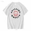 T-shirt Spitfire Wheels Bighead Classica Bianca Nera Rossa vintage Lavata uomo Elegante abbigliamento designer moda Traspirante Morbida