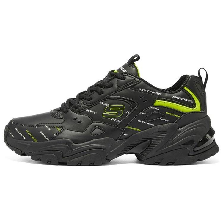 Skechers Stamina V2 Black Green Men s 237176-BLK EU 41.5