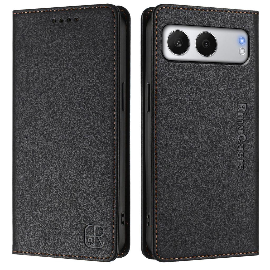 For OnePlus Nord 4 Leather Case RINACASIS RC01 Phone Cover with RFID Blocking Wallet Stand