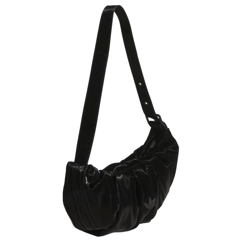Adidas 1.3L Originals Cloud Logo PU Cloud Bag Horn Bag Shoulder Bag Small Women bags Black KC1419