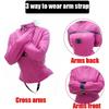 PU Leather Asylum Straight Jacket Costume Body Harness Strap Restraints  Body Bondage Armbinder Sex Toy for Women and Men