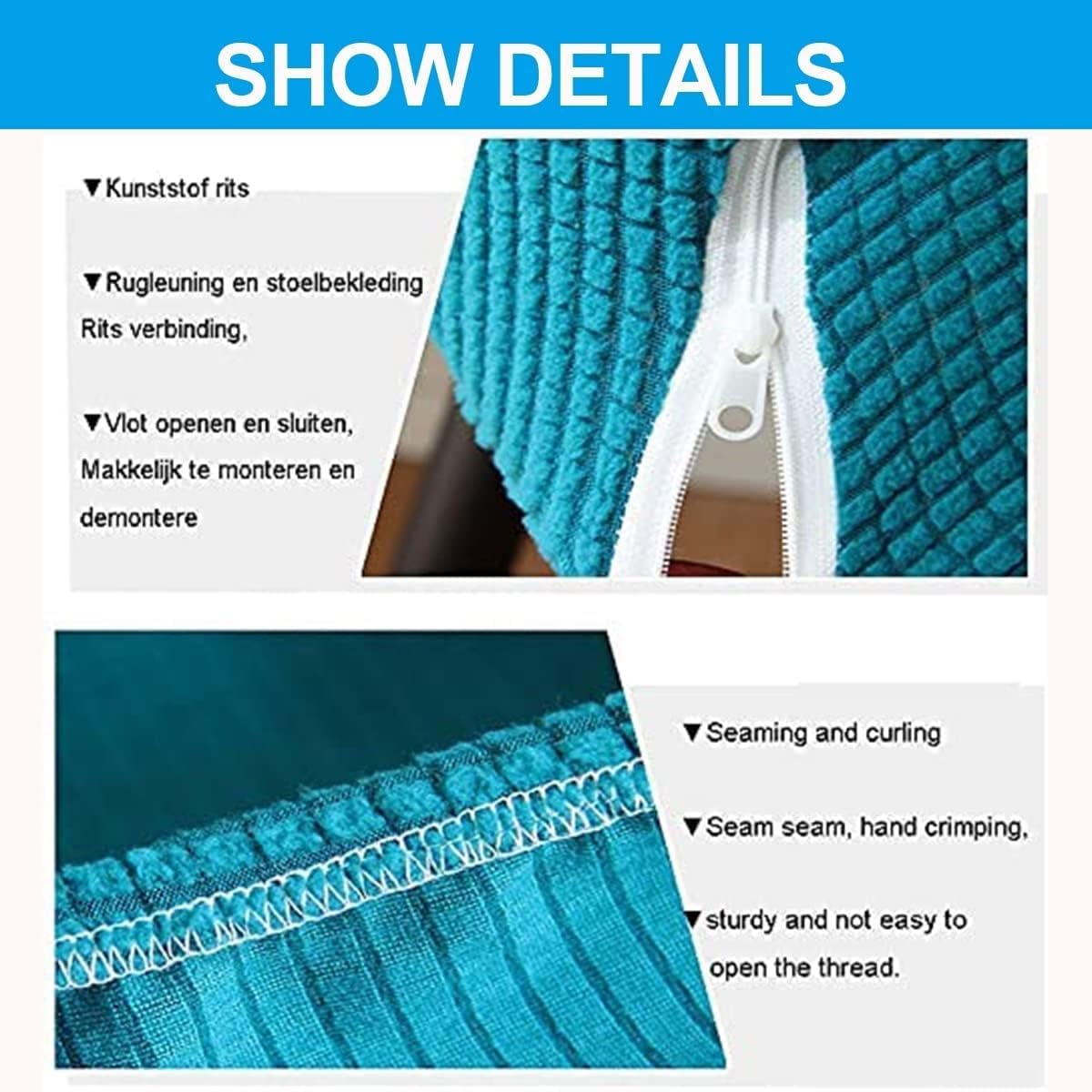 

Эластичный чехол на стул с вырезом на спине 1/2/4/6 шт. Чехлы для стульев с изогнутой спинкой для столовой, современные защитные чехлы для офисного кресла, барного стула 1PCS