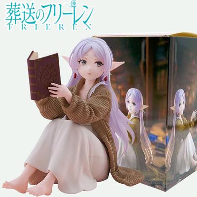 Frieren Beyond Journey's End Frieren Anime Figure Desktop Cute No Night-suit Frieren Action Figure Figurine Model Doll Toy
