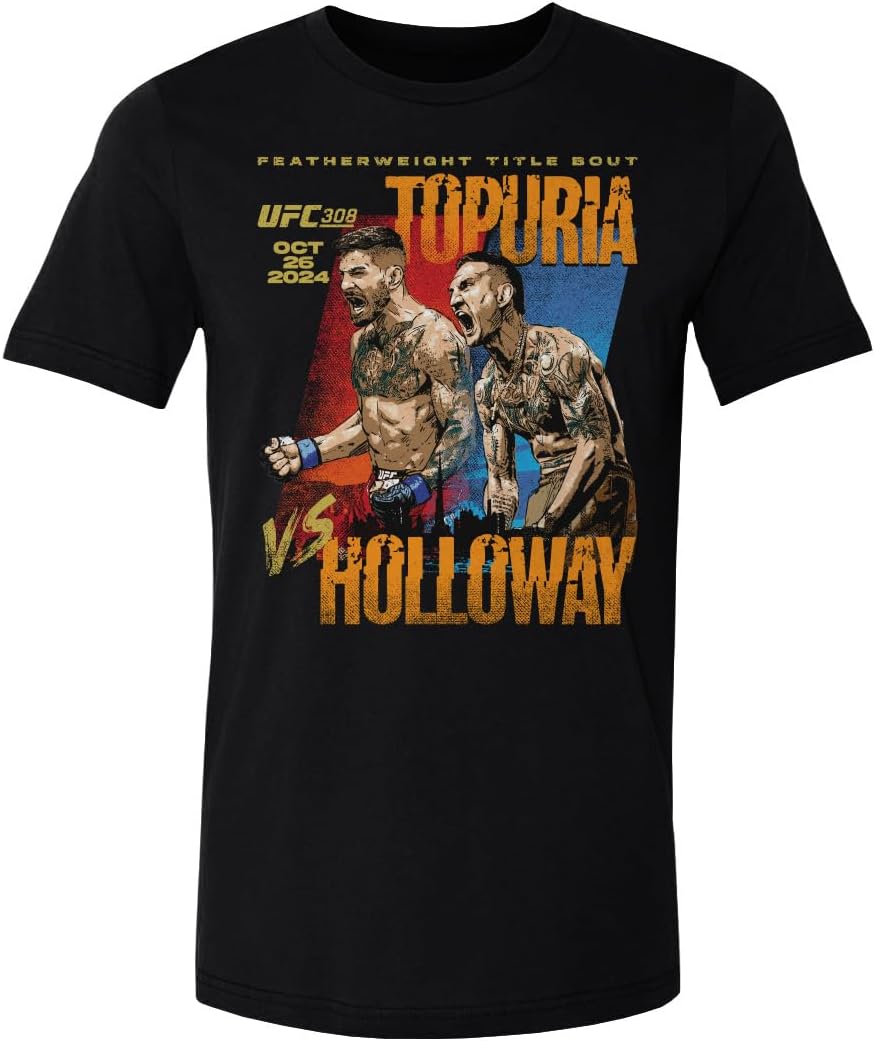 500 LEVEL Ilia Topuria UFC Shirt UFC 308 Ilia Topuria Vs Max Holloway XXXXL