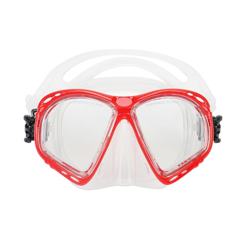 Diving Goggles Tempered Glass Lenses, Adult Snorkeling Masks