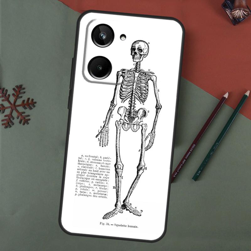 Skeleton Art Case For Realme 15 Pro GT7 GT6 C65 C67 C61 C53 C55 C51 C35 C63 C71 C75 11 12 13 14 Pro Plus