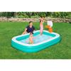 Piscina mică de familie gonflabilă Dunk N' Splash™ cu coș de baschet 251 m x 168 m x 102 m