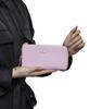 Lanvin En Bleu Large Zipper Long Wallet, Luna, Pink