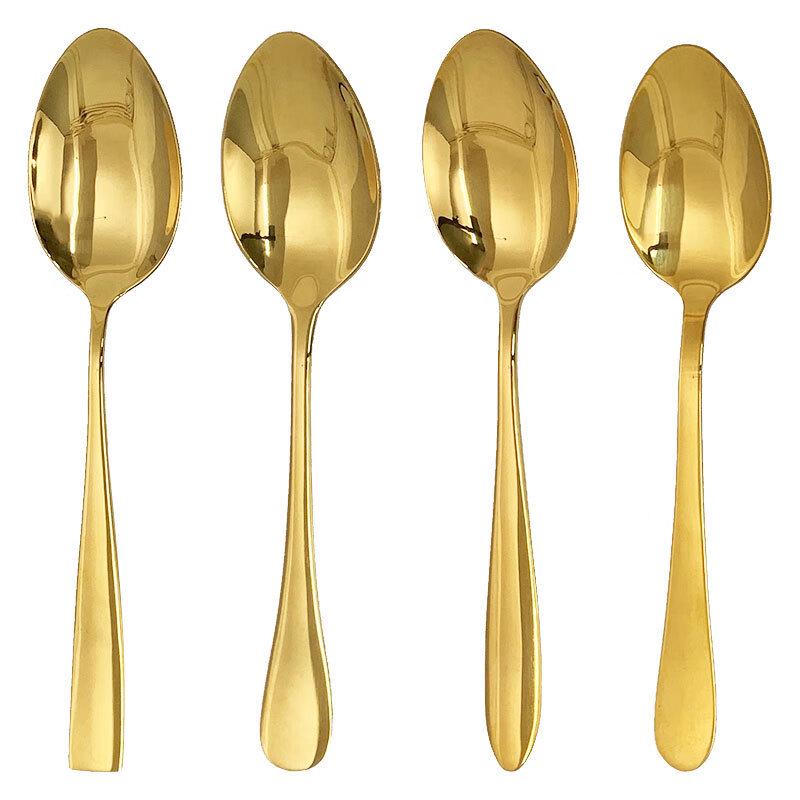 Maidekai 316L Stainless Steel Soup & Dessert Spoons