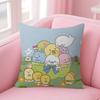 Kawaii Cartoon Mamegoma anime   Cushion Cover Inches Farmhouse Decor Home Throw Pillow Covers for Couch Decorations
