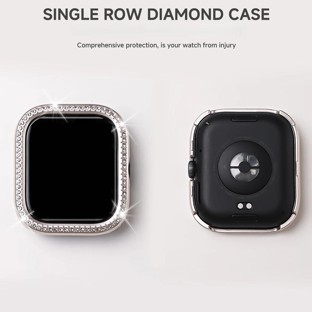 NEW Bling PC Case For Xiaomi Redmi Watch 4 5 5eSIM Diamond Bumper Protector Frame Shell Cover for Redmi Watch 4 5 Accessories