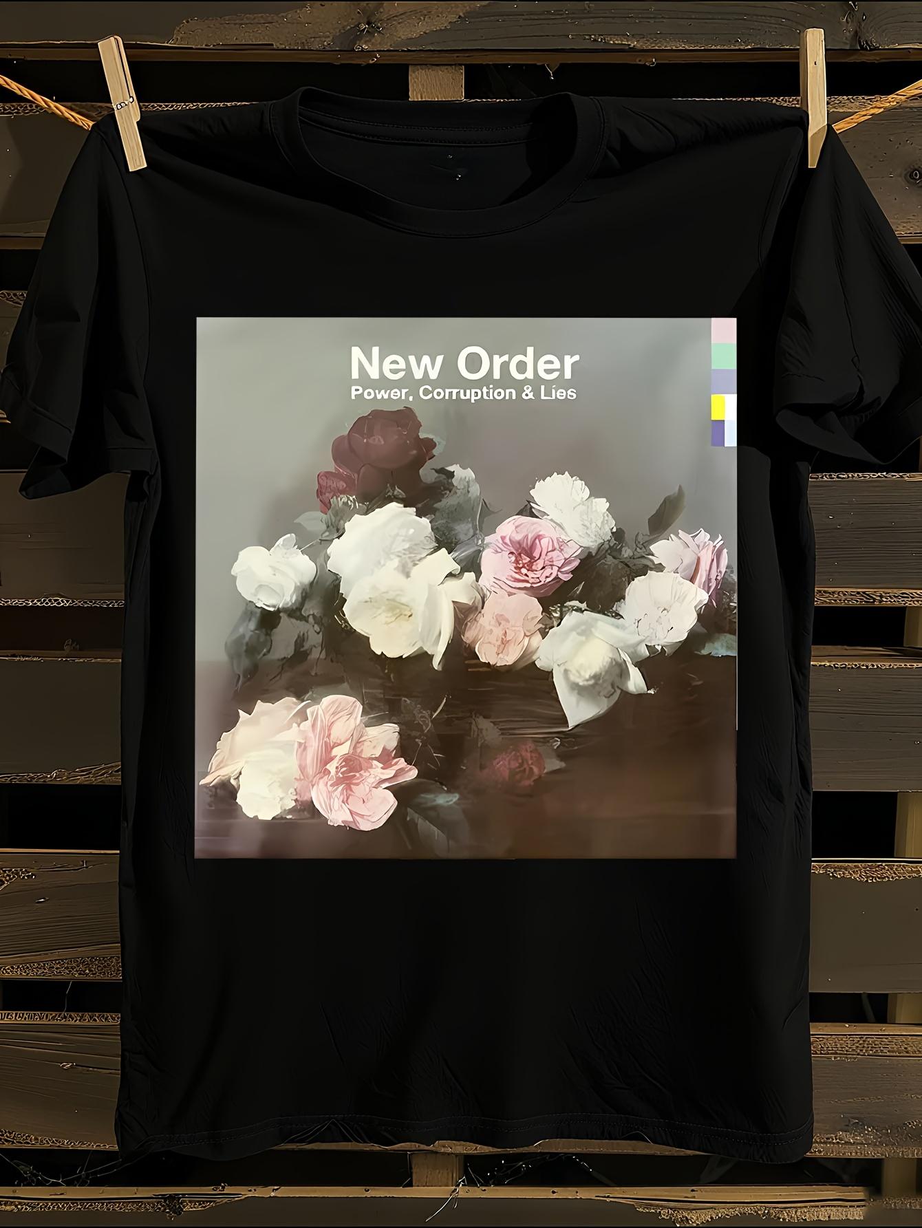 New Order Power Corruption Lies Graphic T-shirt XXL