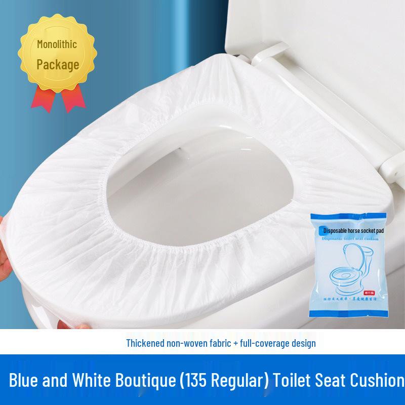 

Disposable Non-Woven Toilet Seat Covers for Hotels & Travel, Individually Packaged for Full Coverage