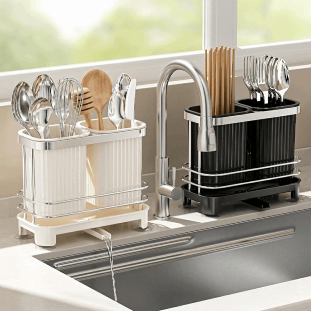 Light Luxury Chopstick Storage Rack Multi-functional Cutlery Drain Stand Cutlery Storage