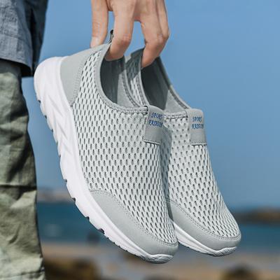 2024 Summer Shoes for Men Sneakers Breathable Casual Shoes Lightweight Non-slip Brand Loafers Mens Tennis Sports Running Shoes