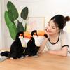 Cartoon Simulation Bird Parrot Doll Plush Toy Toucan Doll Kindergarten Baby Soothing Doll