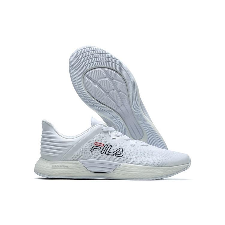 (WMNS) FILA Athletics Low Shoes 'White Black Logo' Women's A12W122104FWT