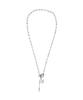 High School Disco Star Cubic Toggle Bar Necklace