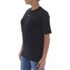 OFF WHITE SS19 Drop Shoulder Ärmel T-Shirt Damen Schwarz OWAA029R187700091088