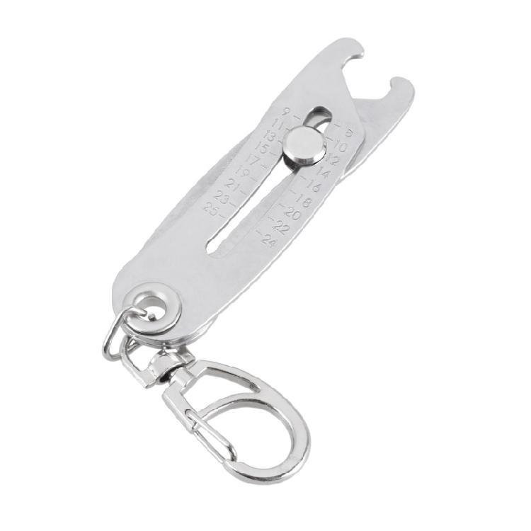 Portable Precise Thread Size Checker Keychain Precise Bolt Size Finders Keychain Thread Size Bolt Size Finders Keychain