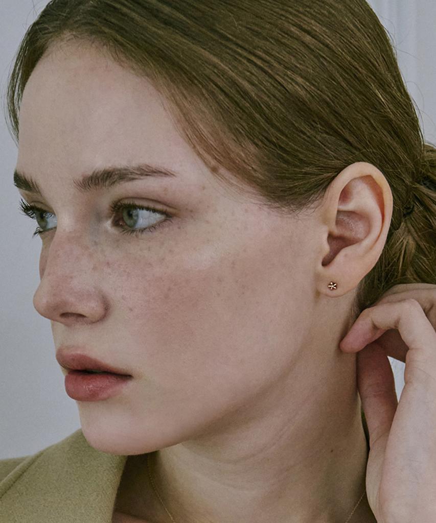 Akarki 14K Humming Flower Piercing / 3 Types