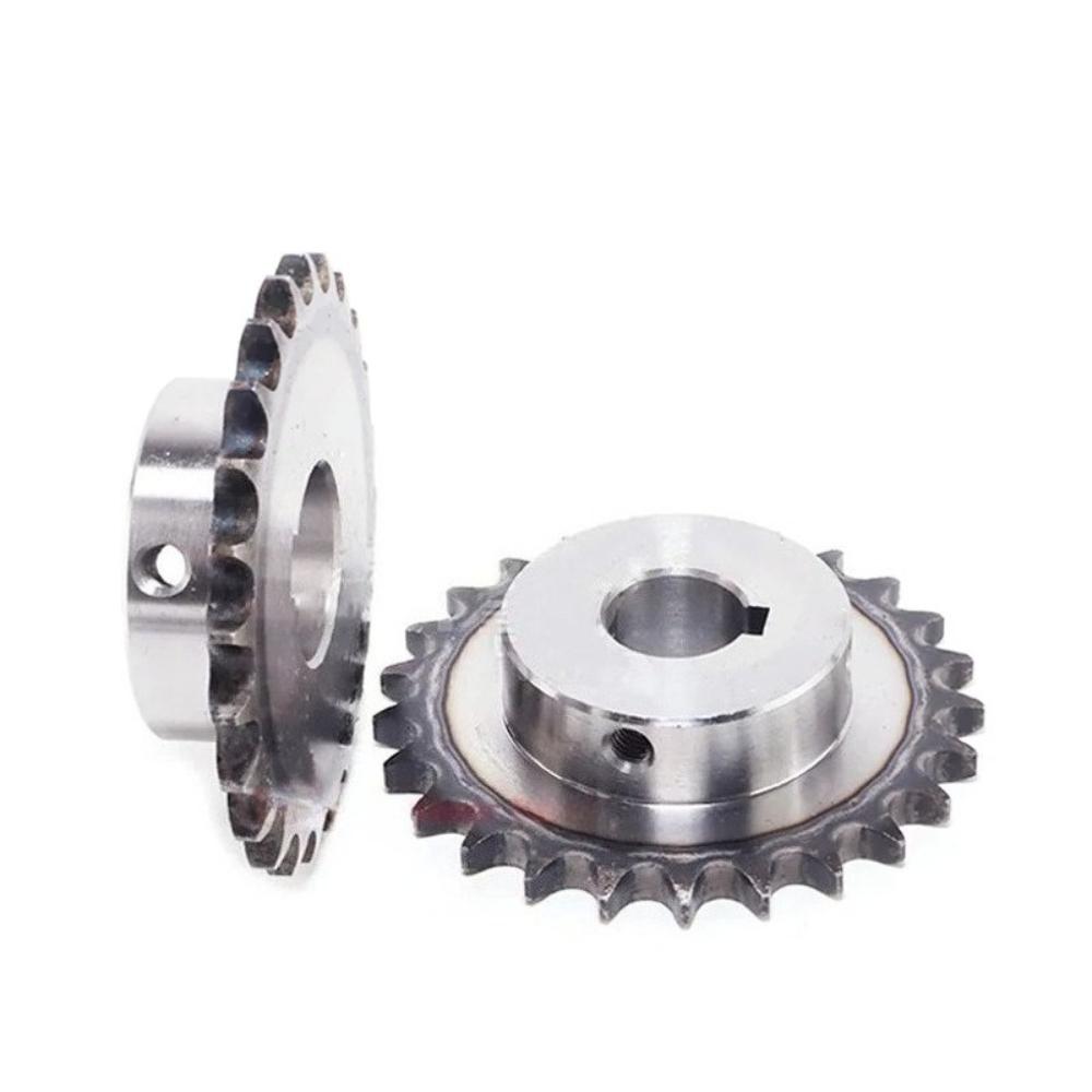 1pc 06B Industrial Drive Sprocket Wheel 45# Steel Chain Gear 10 11 12 13 14 15 16 17 18 19 20 21 22 23 24 25 Teeth Bore 10-32mm