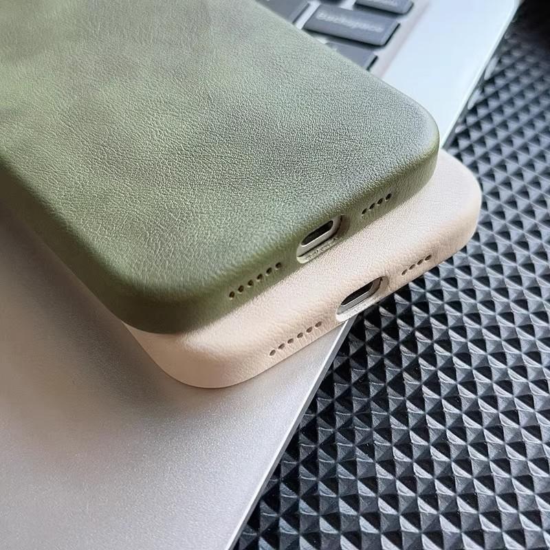 Anwendbar auf IPhone16Promax Crazy Horse Leder Handyhülle Apple 15 Retro Magnetisch 13 Hautgefühl Schutzhülle