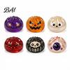 Dumpling Shaped Toy 1/6Pcs Halloween Stress Relief Toy, Devil Pumpkin Eyeball Skeleton Squeeze Party Favors Anxiety Reduction Dough Bun Fidget