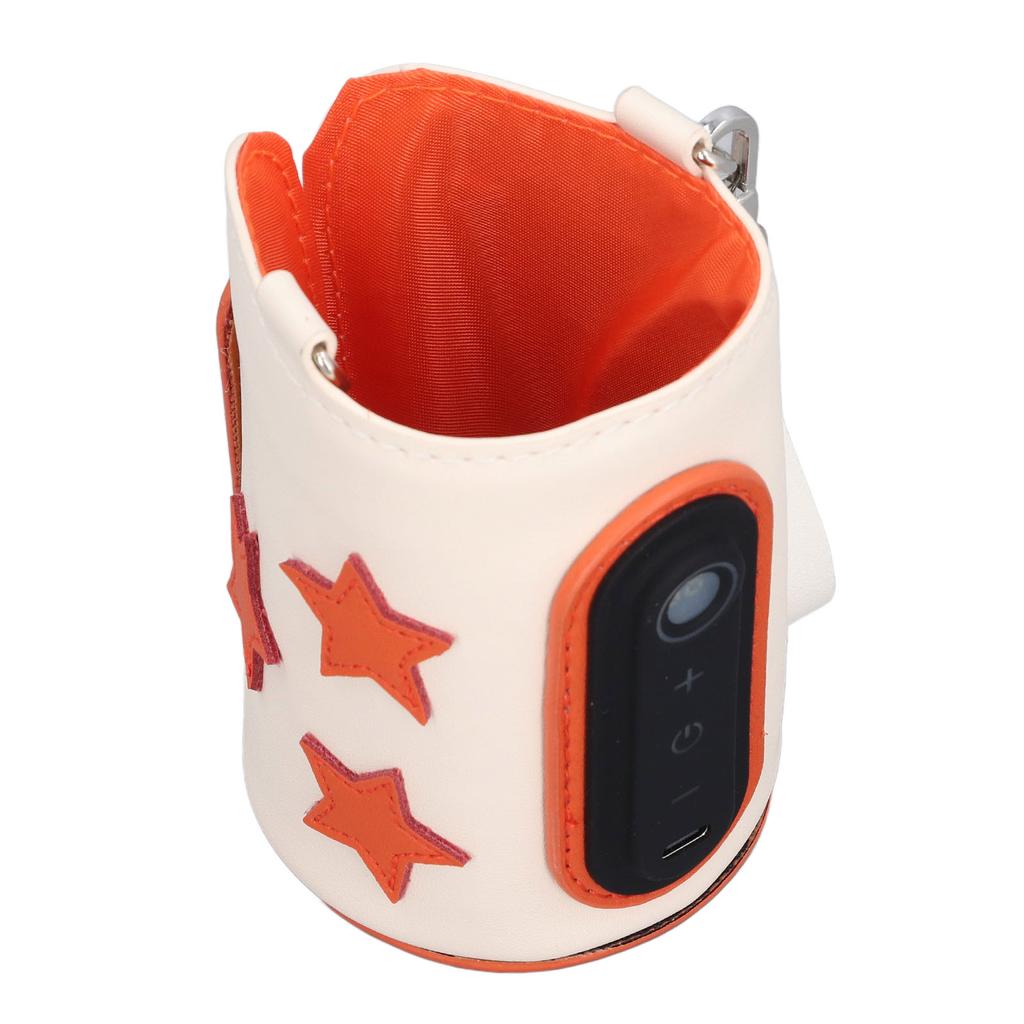 Tragbare Flaschenwärmertasche 26 Stufen Temperatur einstellbar Universal USB Milchwärmer Abdeckung für Reisen