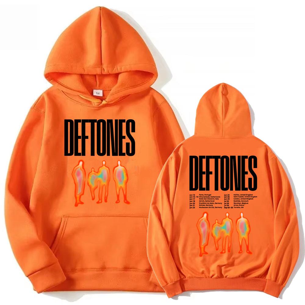 Deftones Tour Printing Hoodies Ropa Hombre Sudaderas Hooded Long Sleeve Men Women Sweatshirts Fashion Unisex Hoodie