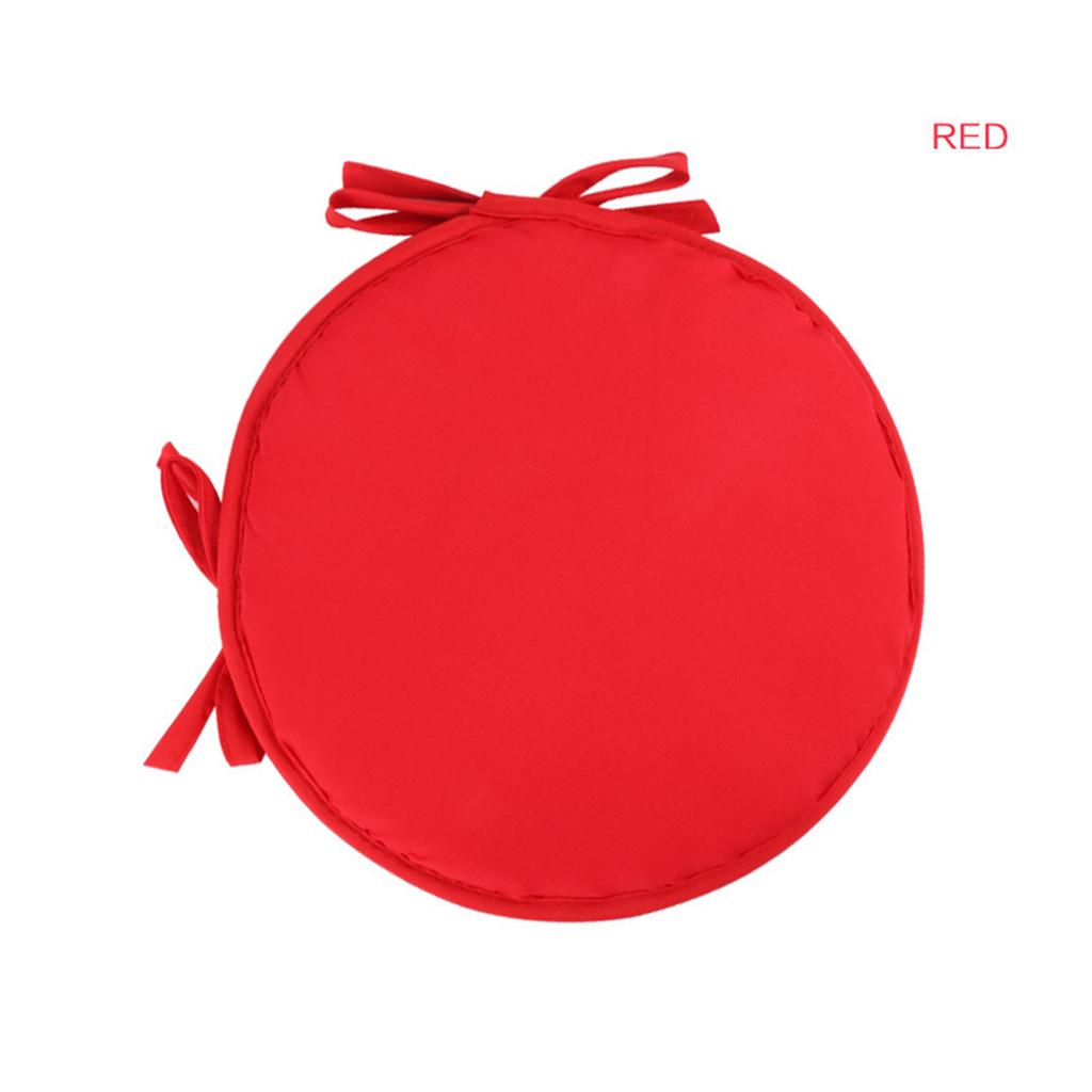 Indoor Outdoor Solid Color Washable Removable Home Decoration Chair Cover Seat Pad Round Cushion