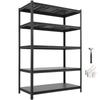Storage Shelves, 5-Tier Adjustable, 1360.8kg Capacity, Heavy Duty Garage Storage Shelving Unit, Metal Utility Rack Shelf