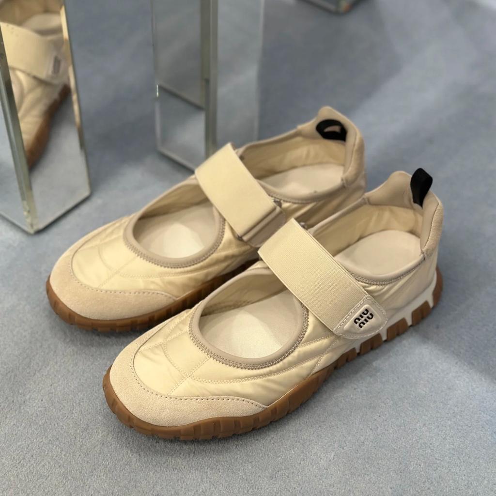 Rindslederversion~ Echtes Leder Nische Innenhöhe Erhöhung Mary Jane Einzelne Schuhe Damen Klettverschluss Casual Sportliche Board Schuhe Ballerinas