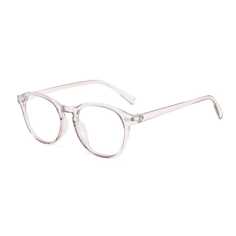 Anti-blue Light Glasses Exquisite Round Eyewear Women Men Simple Leisure Eyewear Blue Light Blocking Man Lady Computer Eyeglas