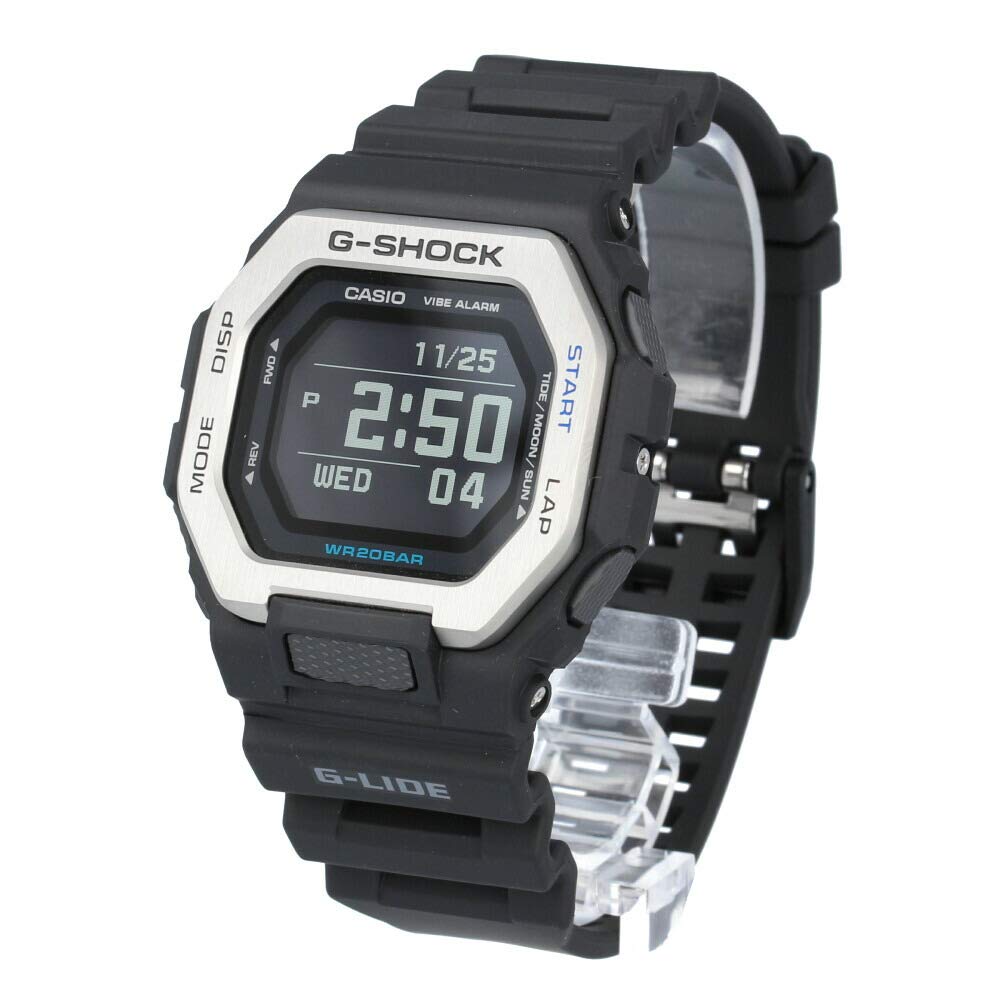 

Casio Tide Graph Цифровые Bluetooth G-Shock GBX-100-1 G-LIDE Мужские часы, Черные