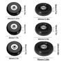 Flexible Rubber Luggage Wheels 40-70mm Wheel Replacement Set Durable Suitcase Repair Kit  Trolley