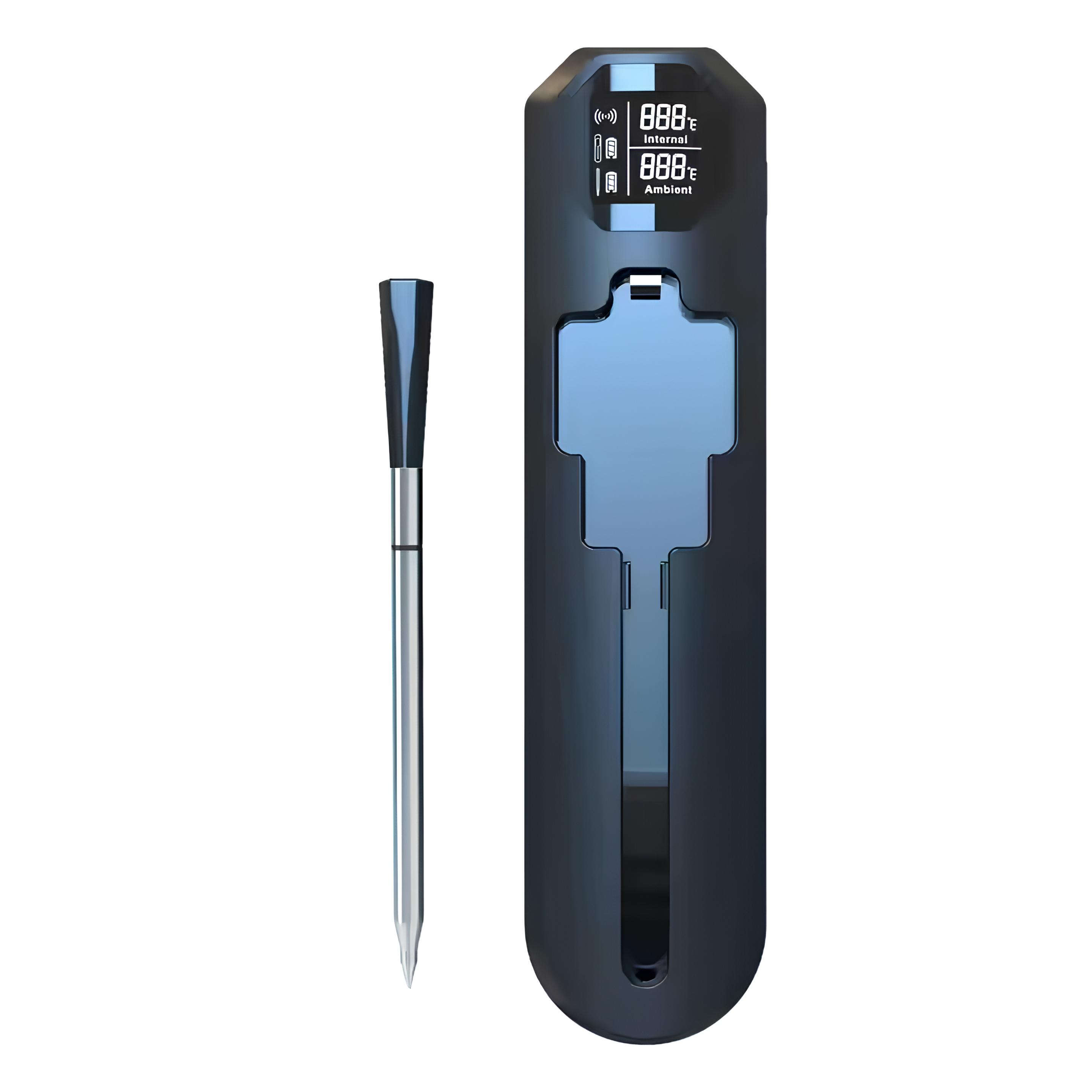 

WiFi Bluetooth Беспроводной Умный Кухонный Термометр Керамический Зонд IP67 Водонепроницаемый Цифровой Дисплей Помощник для Еды Барбекю Духовка Мясо