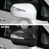 For Honda Civic 8th 2005-2011 Pair Car Rearview Side Mirror Cover Wing Cap Sticker Door Rear View Case Trim Accessories Decor