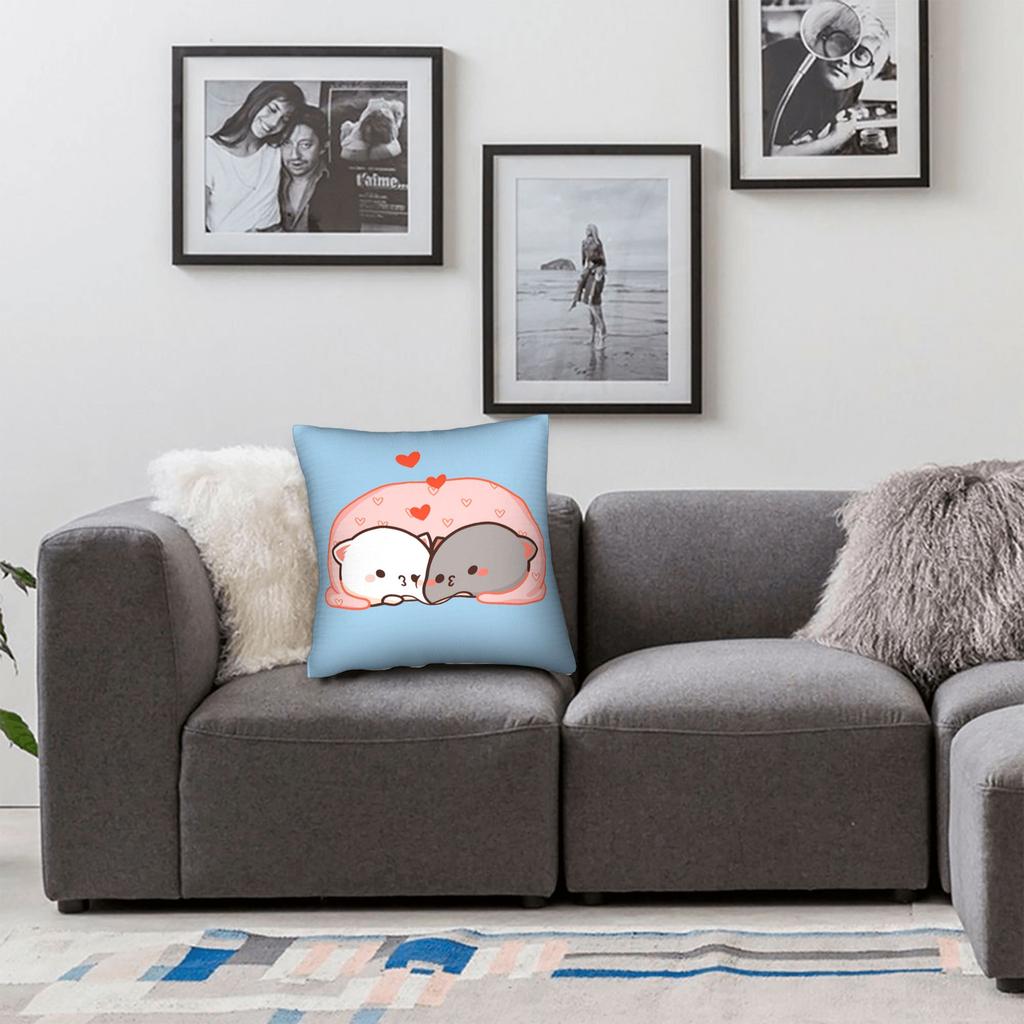 Dudu Bubu Kissenbezug Bequemer Kissenbezug Retro Trendiger Kissenbezug für Sofa Schlafzimmer Heimdeko