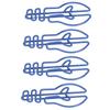 100Pcs Paper Clips Small Cute Light Bulb Special Shaped Metal Office Supplies for Notes Blue