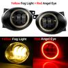 2 x LED-Nebelscheinwerfer mit Angel Eye Tagfahrlicht 9006 Auto Nebel Fahrlicht für Volkswagen VW Golf Jetta 6 Tiguan 5N Touran Beetle EOS Caddy