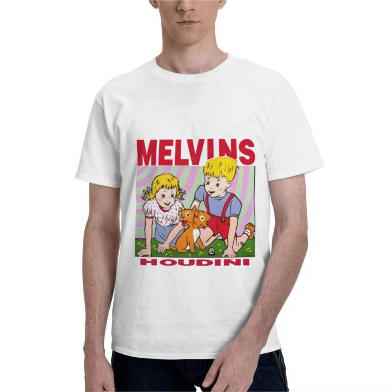 Cotton Unisex Tshirts Melvins Houdini Classic Tshirt Heavyweight T Shirts Tee Shirt Brand Tshirt Male Tops